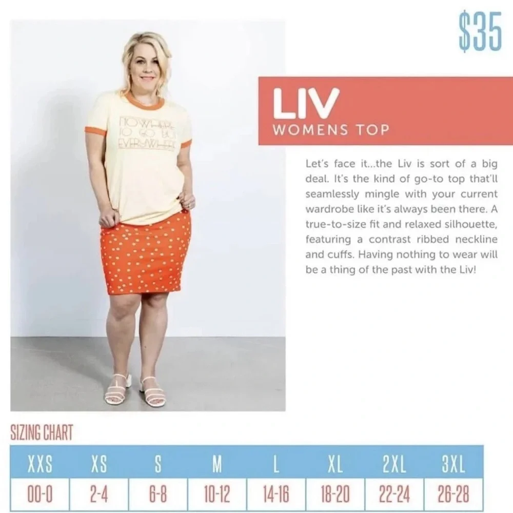 Cute Cat Face LuLaRoe Liv T-Shirt - Pink and Black